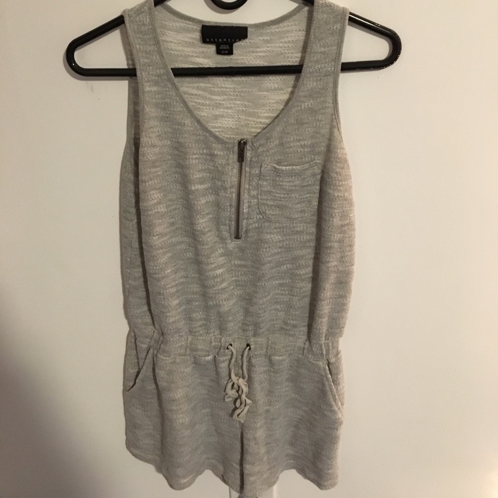 gray romper
