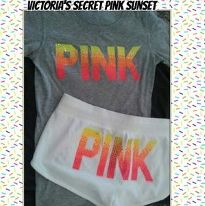 Victoria's Secret Pink Sunset Outfit