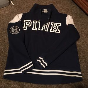 PINK quarter zip sweatshirt