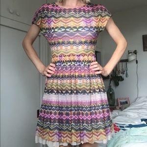 Colorful patterned sun dress