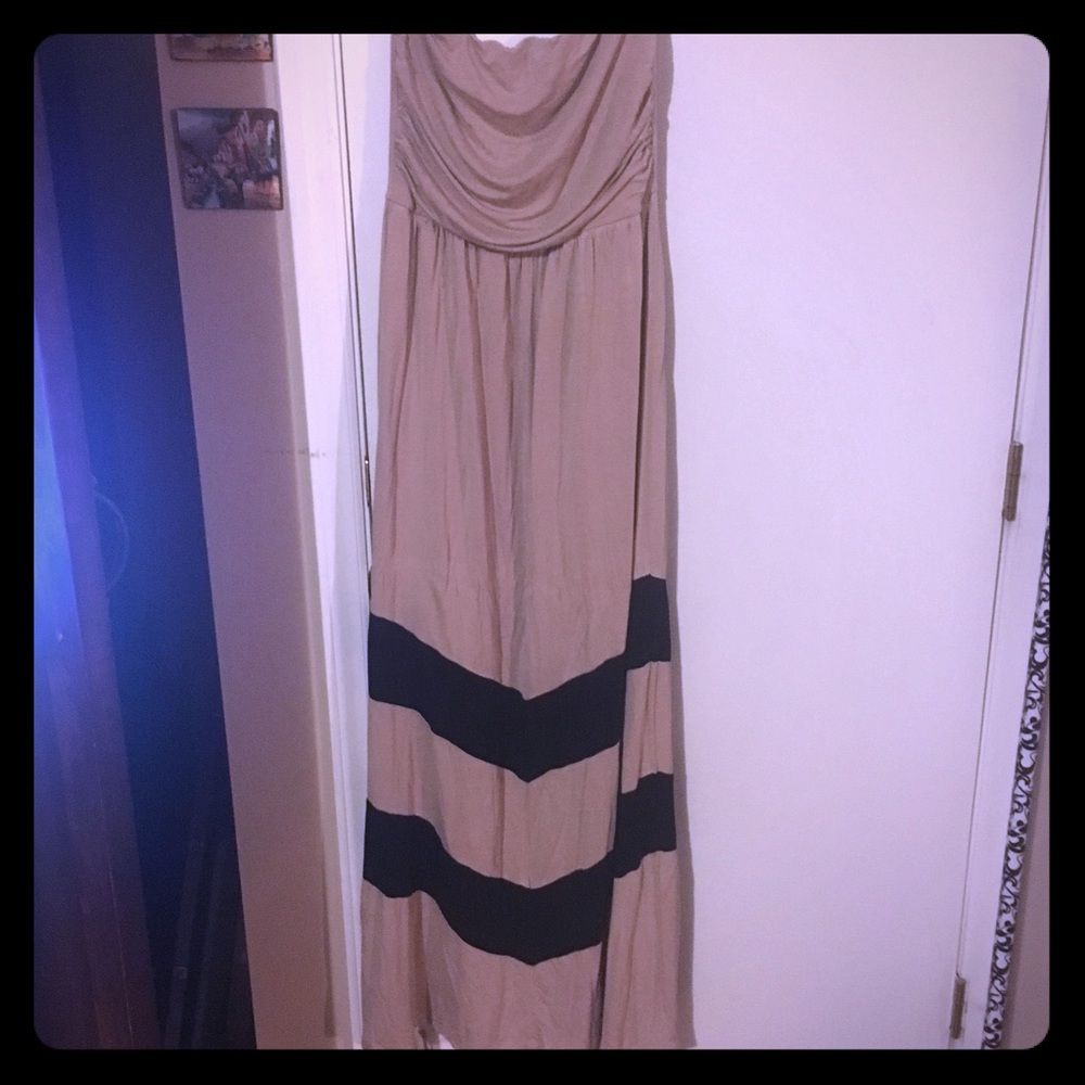 Tube top maxi dress