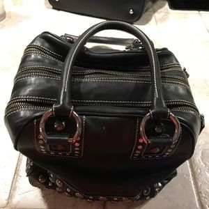 Zigi 3 Pocket Bag with Silver Hardware