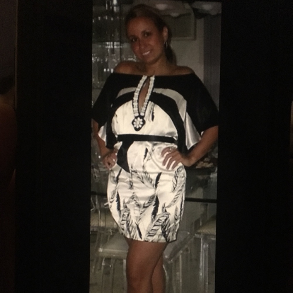 Bebe silk top/ dress