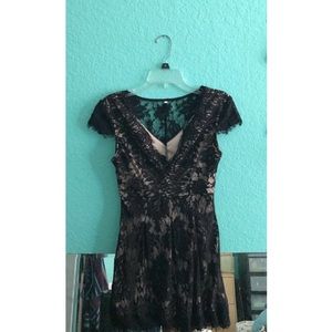 Lace black dress