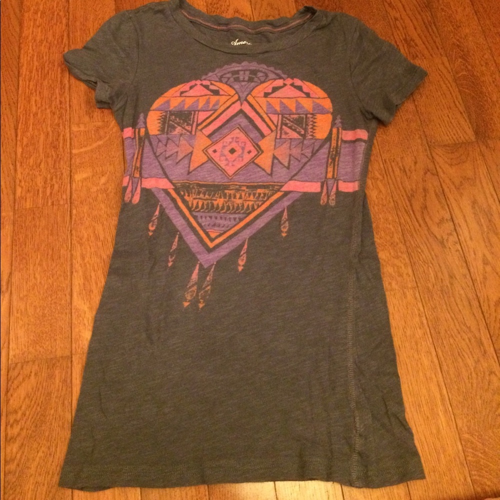 Heart Print Tee