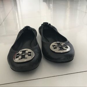 Tory Burch Minnie Travel Ballet Leather Flats