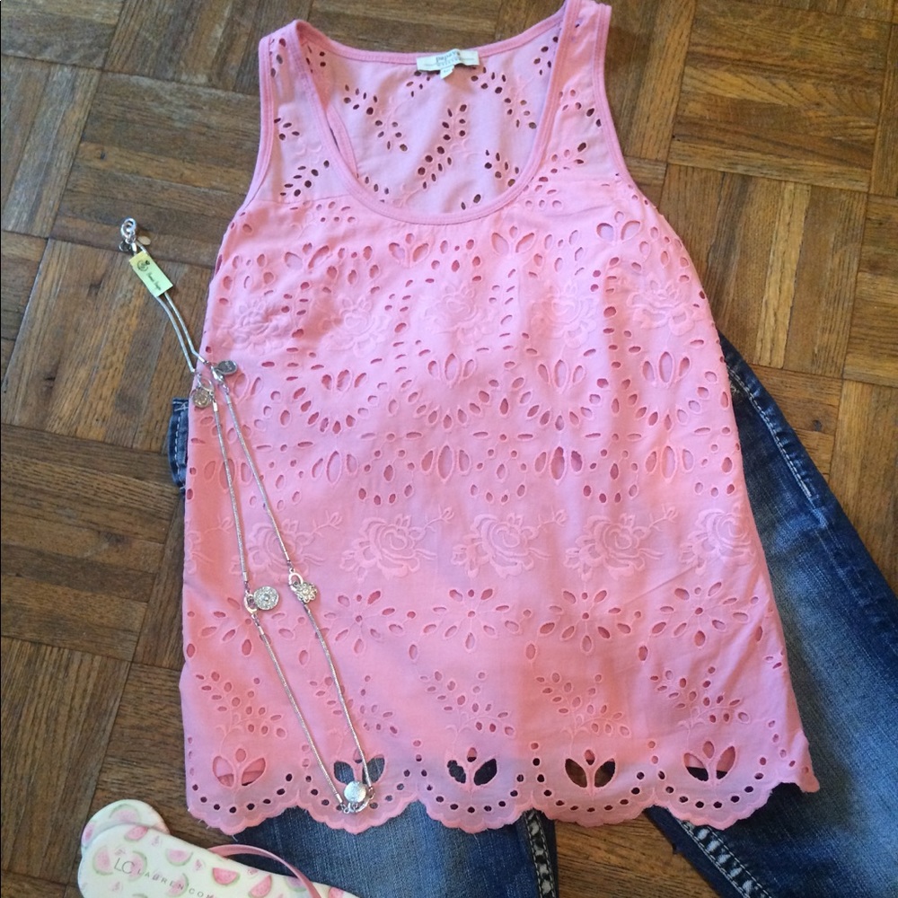 Pink tank top!