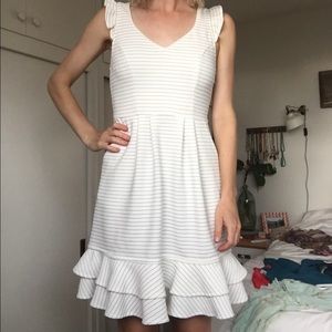 Striped flirty dress