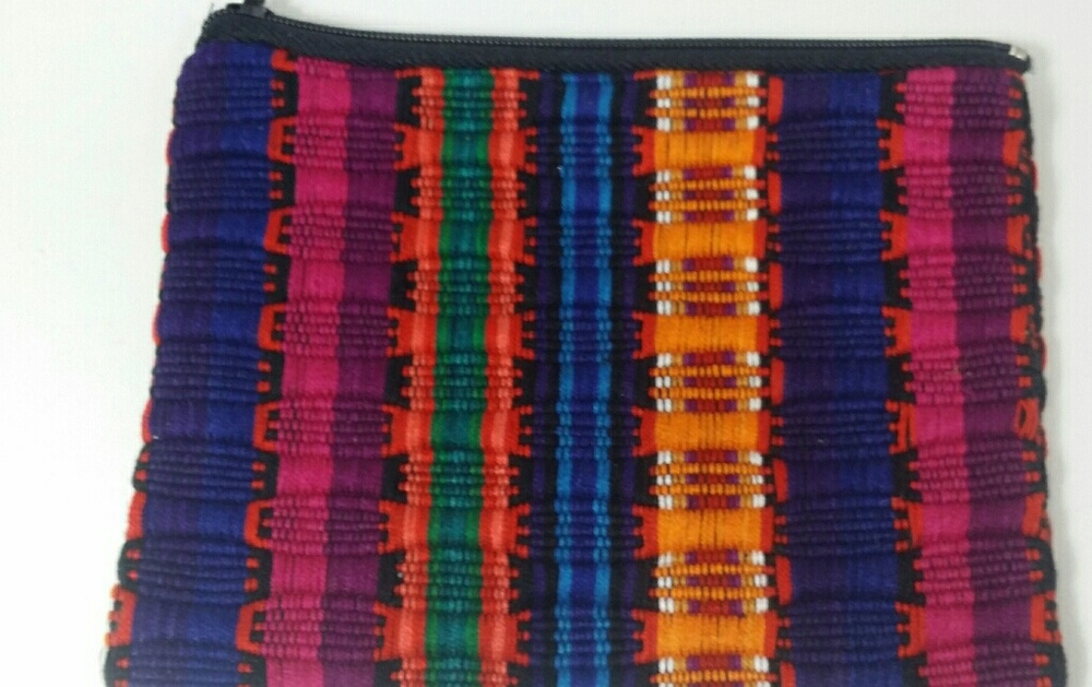 Coin purse cloth material multi colored