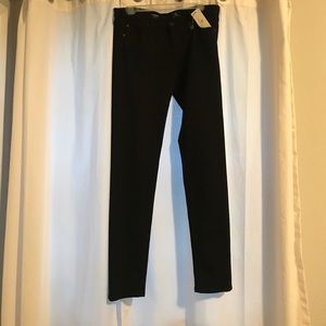 AG black denim super skinny