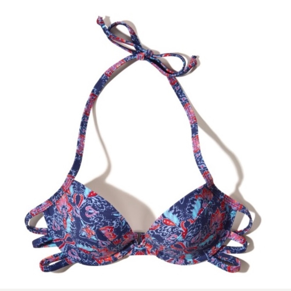 paisley hollister swim suit top
