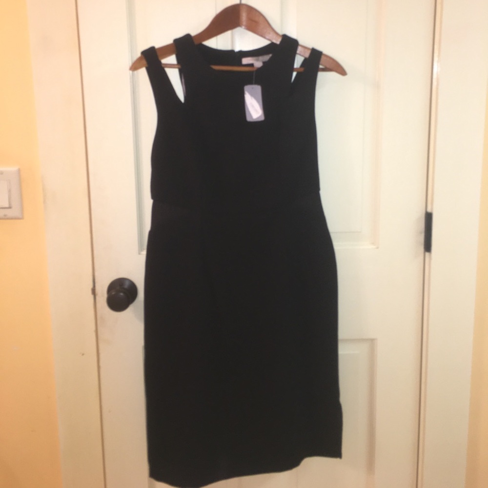 NWT F21 contemporary black dress