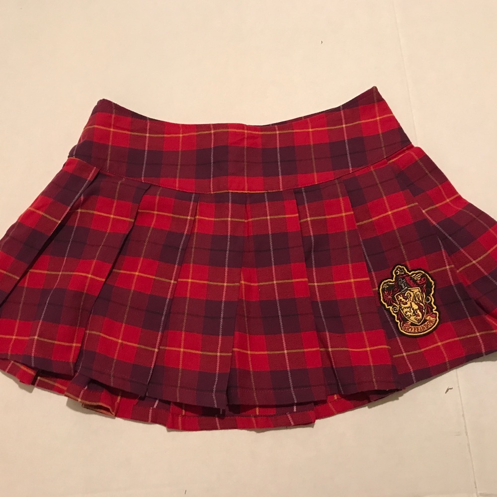 Harry Potter Hogwarts Gryffindor Pleated Skirt