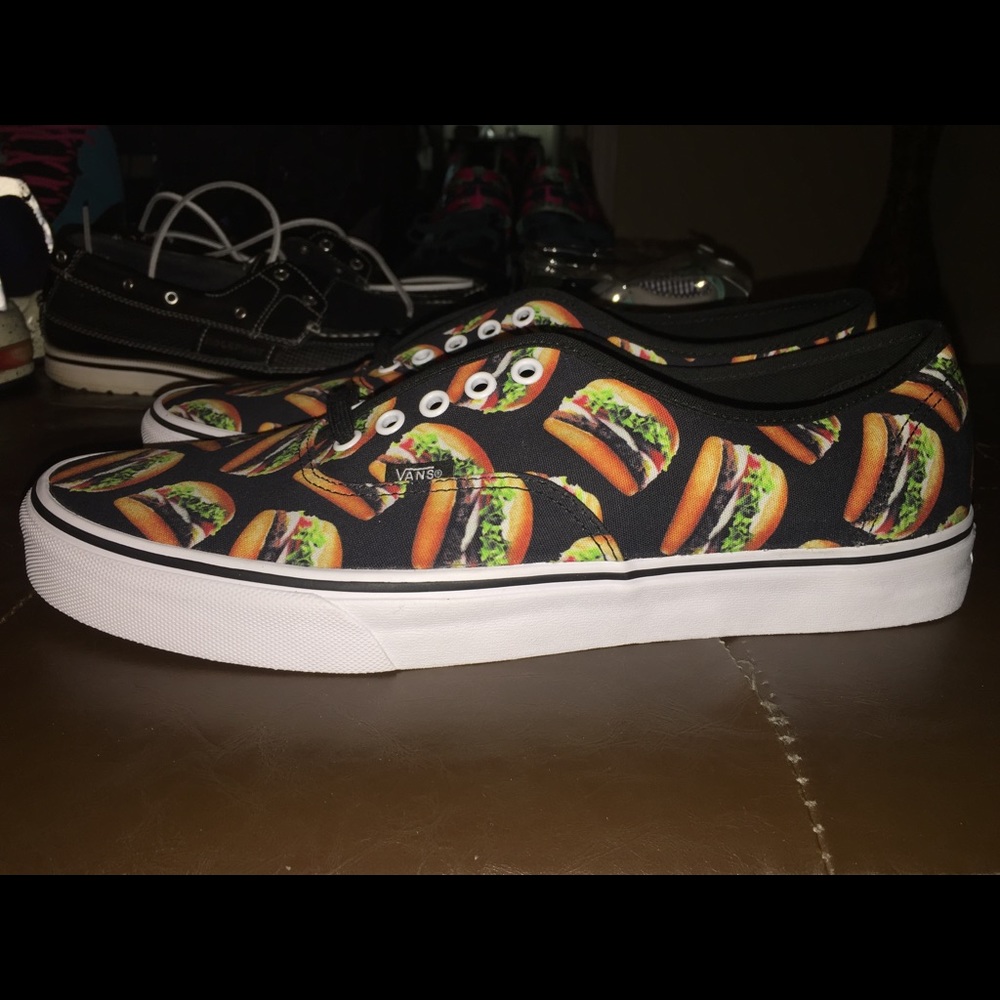 VANS late night HAMBURGER cheeseburger low top