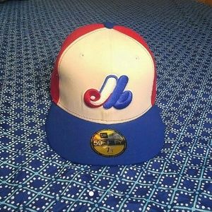 Men's New Era Montreal Expos Fitted Hat