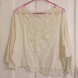 Denim and supply by Ralph Lauren lacy blouse