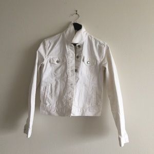 Gap - white jean jacket