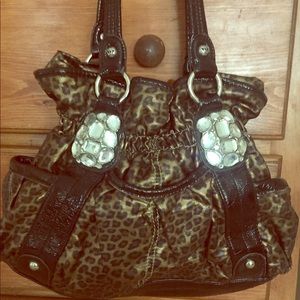 Kathy brand leopard purse