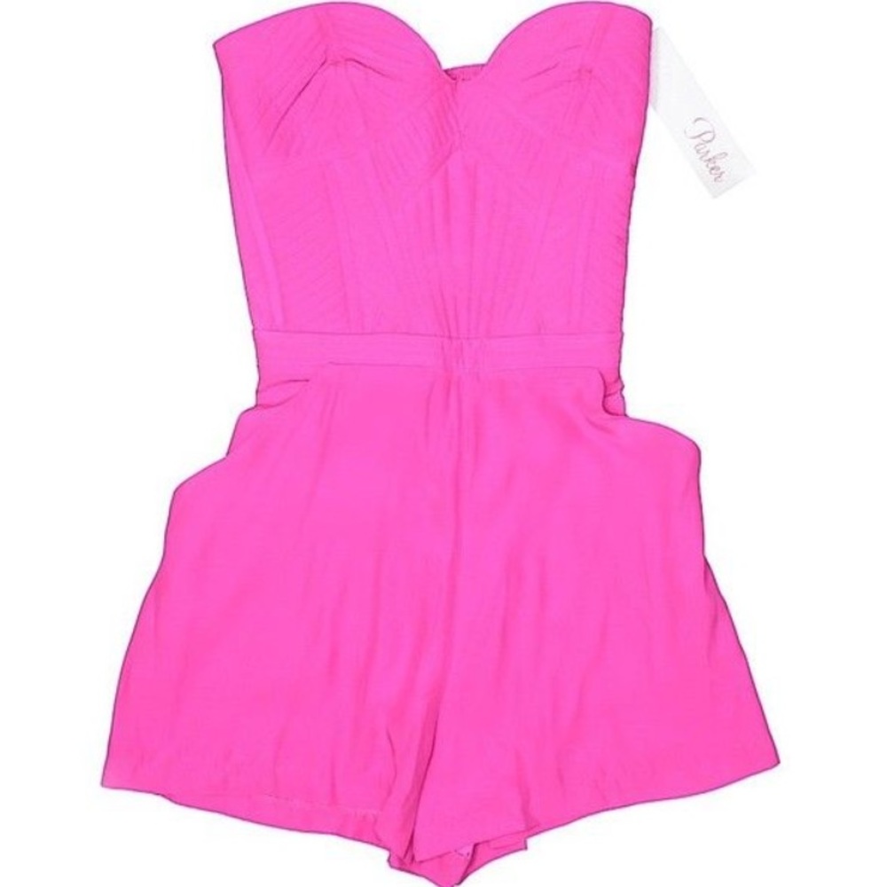 Hot pink Parker romper🎀