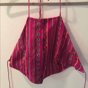 Urban outfitters festival crop top