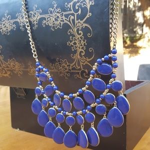 Blue Drop 💦 Statement Necklace