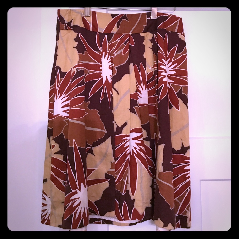 Fall Floral Skirt