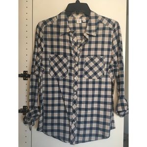 BP Blue Lightweight Flannel