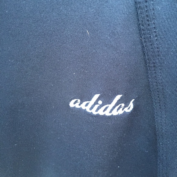 adidas black crop leggings SZ S - Picture 3 of 4