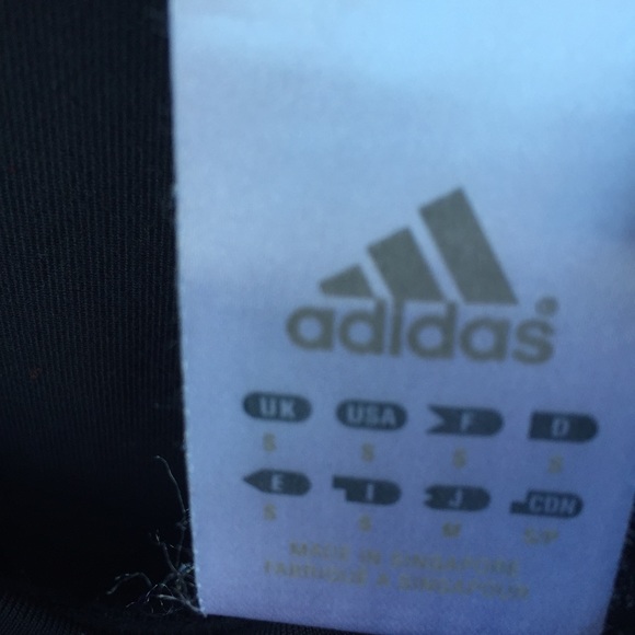 adidas black crop leggings SZ S - Picture 4 of 4
