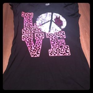 Sequence shirt Love (size 10/12)