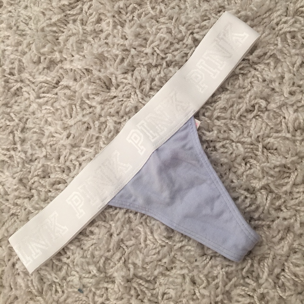 NWT PINK LOGO THONG