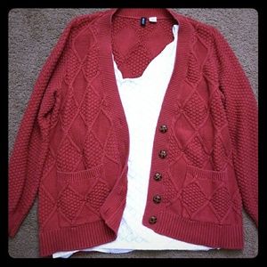 BDG Cable Knit Cardigan