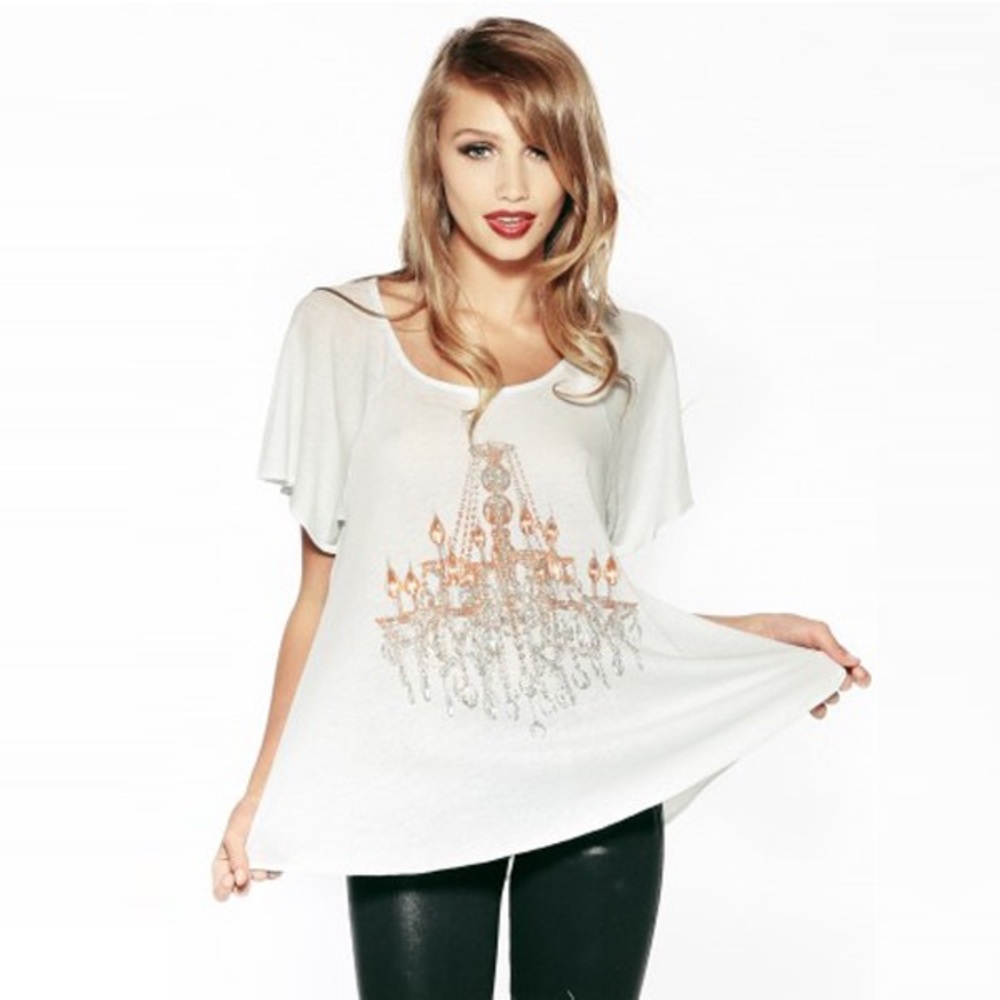 WILDFOX Chandelier Banquet Tee size Small