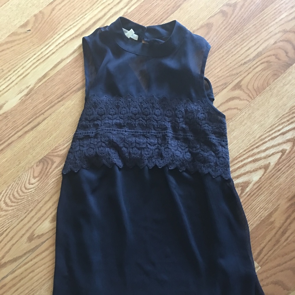 Maurice's navy top