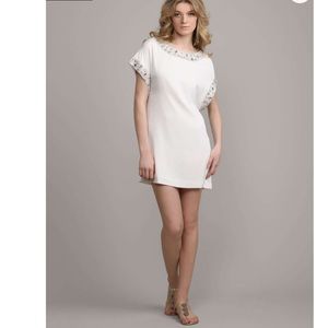 Alice and Olivia beaded sheath dress
