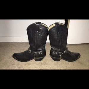 Women's Durango Black leather Cowboy Boot size 9