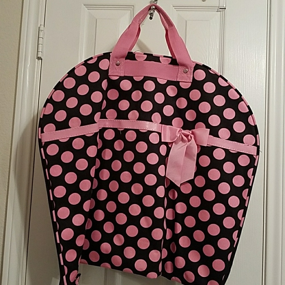 Polka Dot Garment Hanging Bag