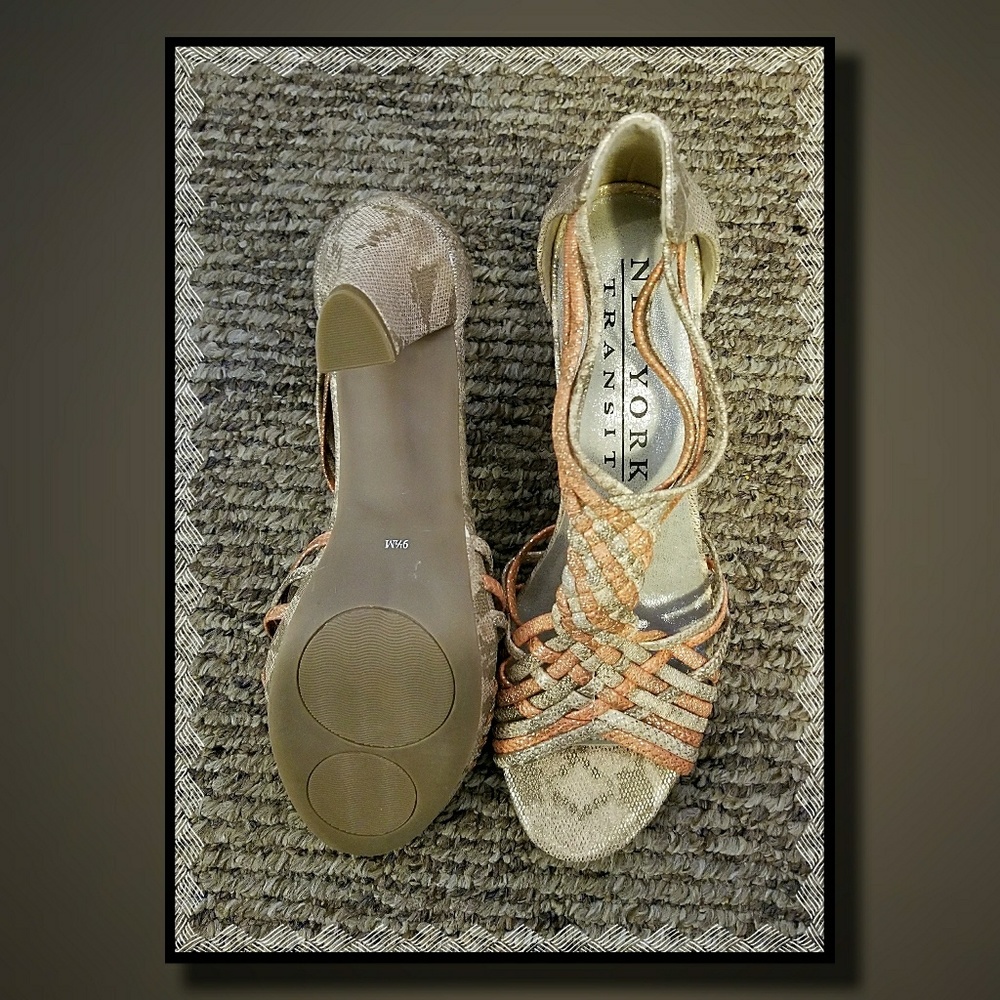 Strapped and Braided Heeled Shoes