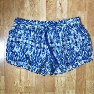 Joie blue printed shorts