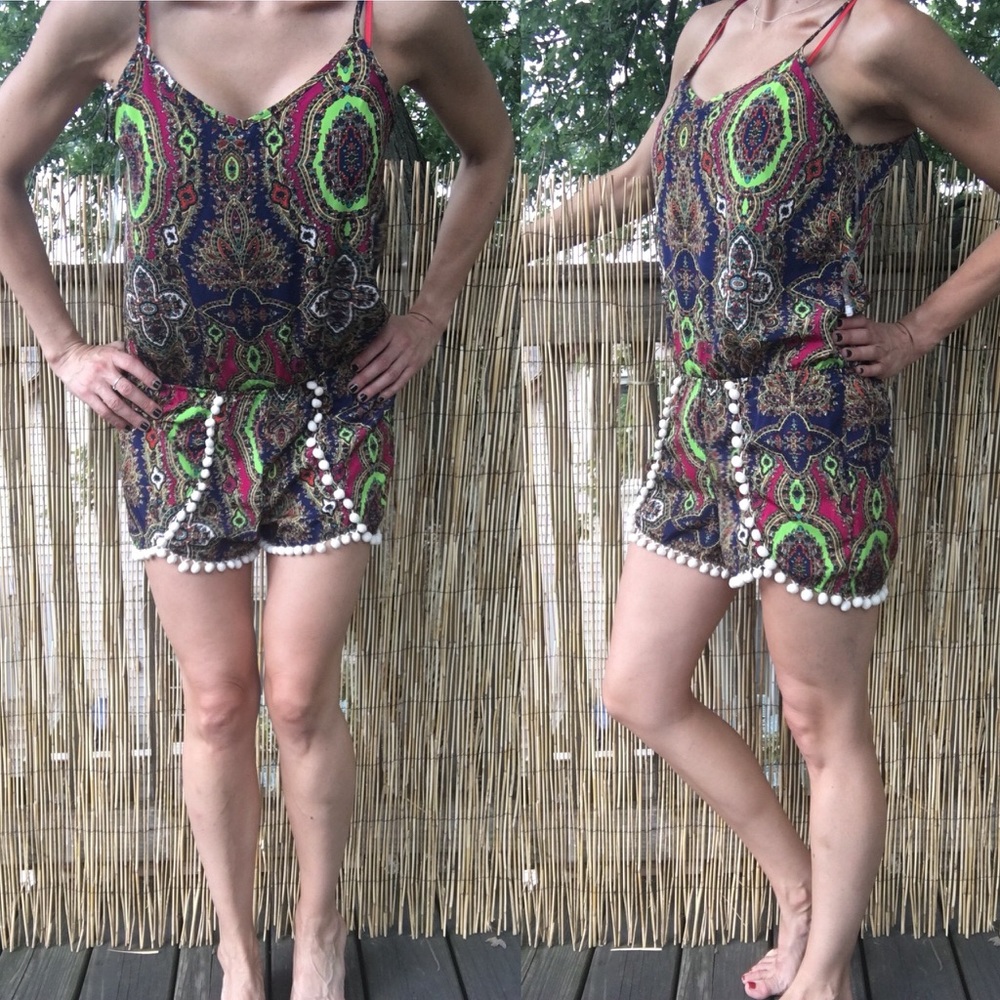 Candy Rose romper