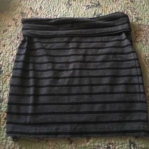 MOVING SALE! Grey/Black Pencil Skirt
