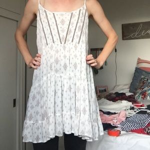 Light and flowy long spaghetti strap