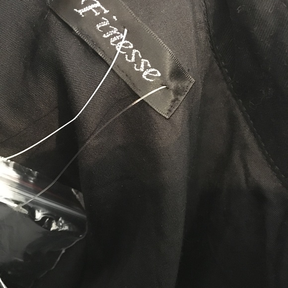 Plus Size Black Short Peacoat Style Jacket B0107 - Picture 5 of 5