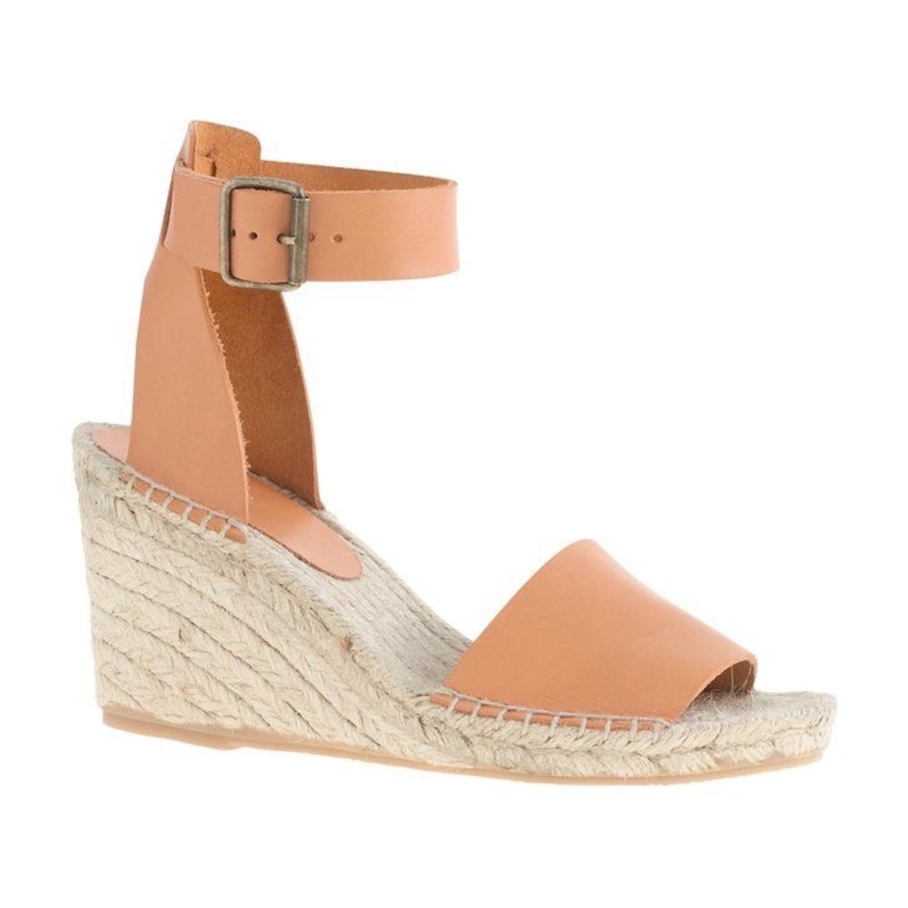Tan Wedge Espadrilles