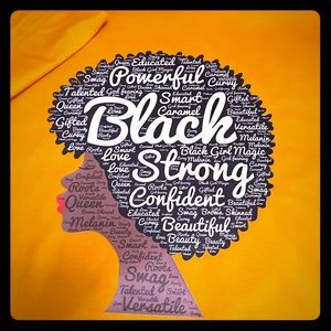 Golden Black Woman T-Shirt 👚Custom Made👚