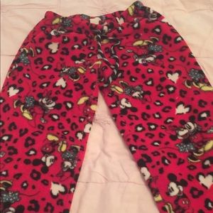 Long Mickey Mouse pajama pants