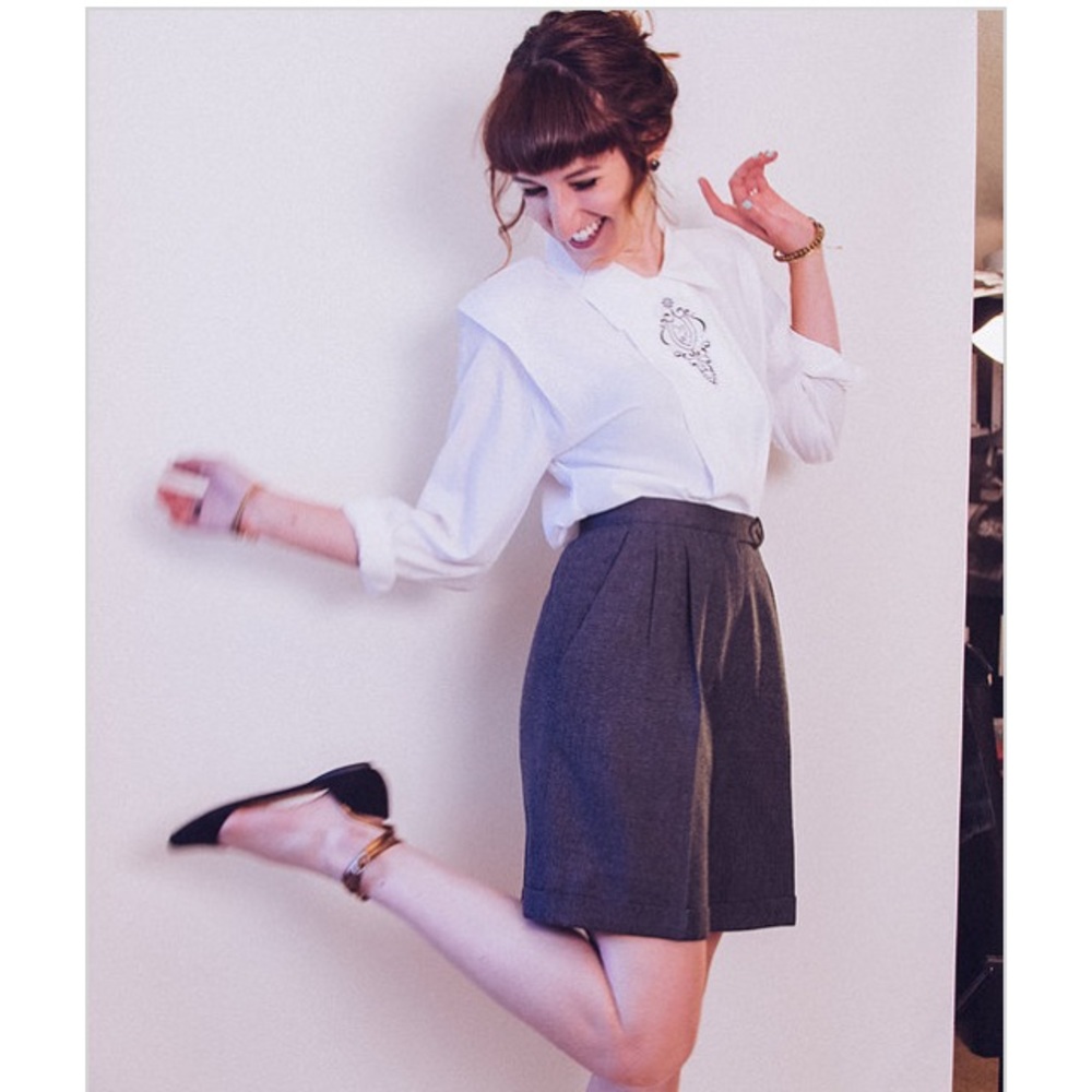 Vintage Coat of Arms Collared Shirt