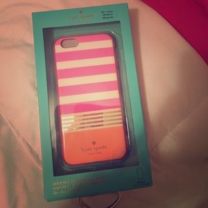 Kate spade- hybrid hard shell case iPhone 6