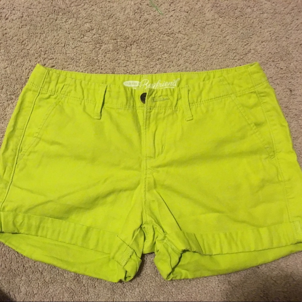Old navy lime green shorts!!