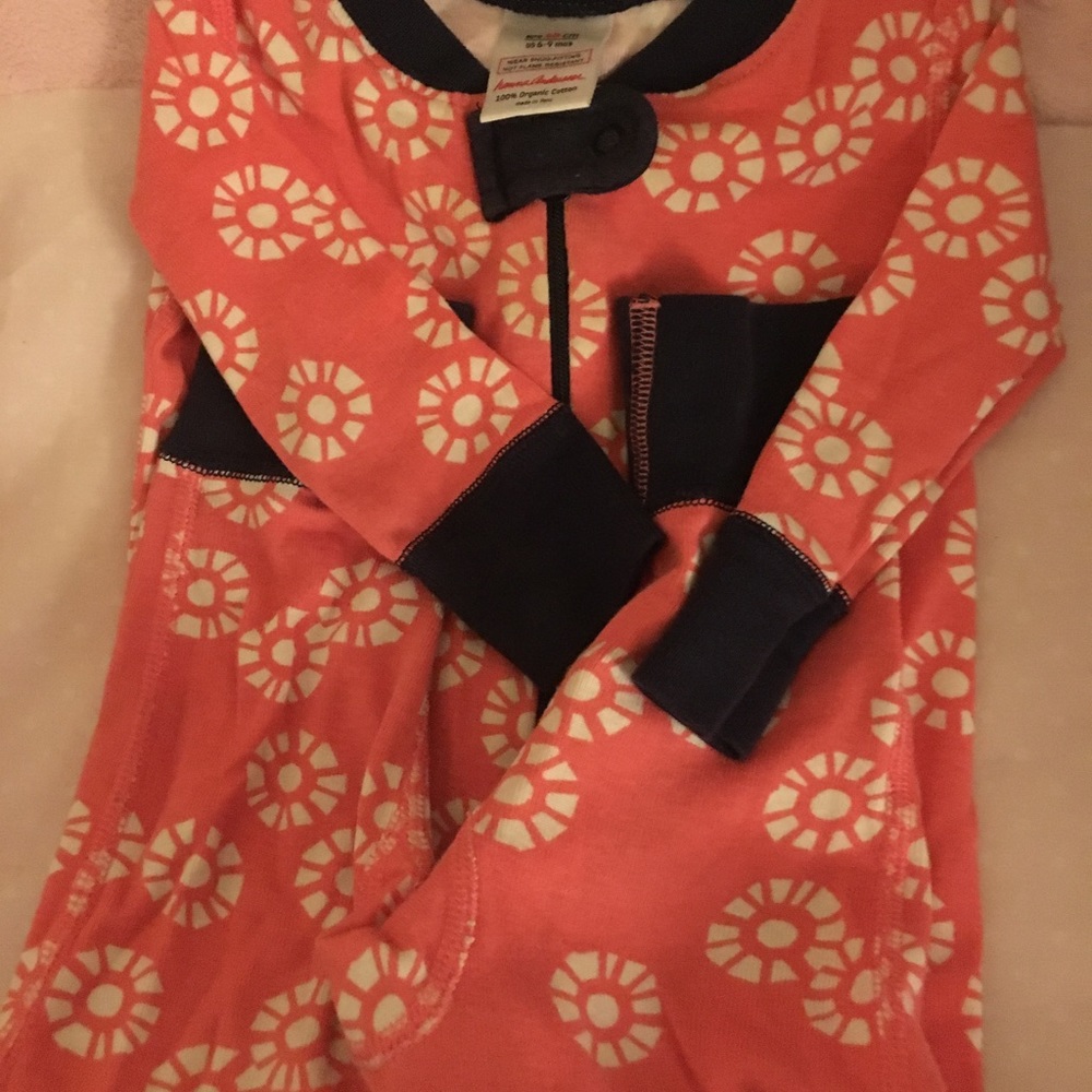 Hannah Andersson Organic Cotton Zip Up Pajamas